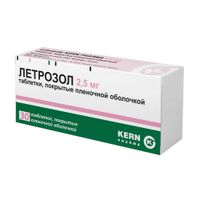 Летрозол таблетки п/о плен. 2,5мг 30шт