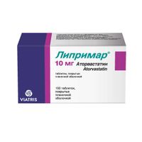 Липримар таблетки п/о плен. 10мг 100шт Липримар таблетки п/о плен. 10мг 100шт
