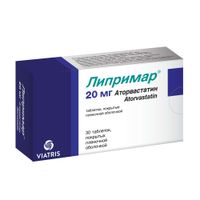 Липримар таблетки п/о плен. 20мг 30шт миниатюра фото №4 Липримар таблетки п/о плен. 20мг 30шт миниатюра фото №4