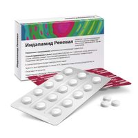 Индапамид Реневал таблетки с пролонгированным высвобождением п/о плен. 1,5мг 30шт миниатюра фото №2 Индапамид Реневал таблетки с пролонгированным высвобождением п/о плен. 1,5мг 30шт миниатюра фото №2