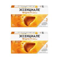 2Х Эссенциале Форте Н капсулы 300мг 180шт 2Х Эссенциале Форте Н капсулы 300мг 180шт