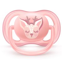 Соска-пустышка силиконовая ортодонтическая с футляром 0-6 мес. Ultra Air Philips Avent 2шт (SCF085/02) миниатюра фото №4