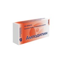 Амлодипин таблетки 10мг 60шт Амлодипин таблетки 10мг 60шт