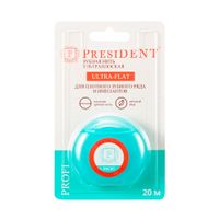 Флосс межзубный ультраплоский Ultra-Flat President/Президент 20м (205) Флосс межзубный ультраплоский Ultra-Flat President/Президент 20м (205)