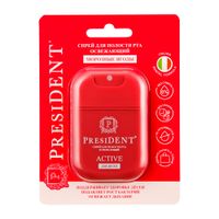 Спрей для полости рта освежающий для десен вкус морозных ягод Active President/Президент 15мл