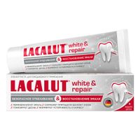 Паста зубная безопасное отбеливание и восстановление эмали White and Repair Lacalut/Лакалют 75мл Паста зубная безопасное отбеливание и восстановление эмали White and Repair Lacalut/Лакалют 75мл