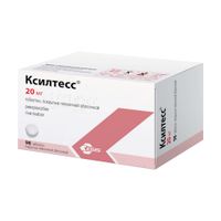 Ксилтесс таблетки п/о плен. 20мг 98шт Ксилтесс таблетки п/о плен. 20мг 98шт