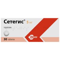 Сетегис таблетки 5мг 30шт миниатюра фото №2 Сетегис таблетки 5мг 30шт миниатюра фото №2