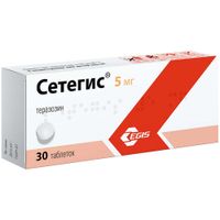 Сетегис таблетки 5мг 30шт миниатюра фото №3 Сетегис таблетки 5мг 30шт миниатюра фото №3