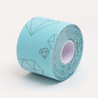 Тейп кинезио нестерильный адгезивный восстанавливающий аквамариновый Ultra Kinexib 5м х 5см миниатюра фото №4