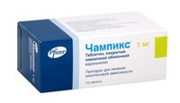 Чампикс таблетки п/о плен. 1мг 112шт