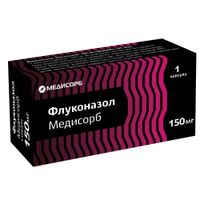 Флуконазол Медисорб капсулы 150мг Флуконазол Медисорб капсулы 150мг