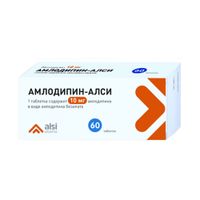 Амлодипин-Алси таблетки 10мг 60шт Амлодипин-Алси таблетки 10мг 60шт