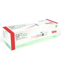 Шприц 3-х компонентный с иглой 21G SF Medical/СФ Медикал 0,8х40мм 10мл 100шт