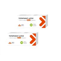 2Х Топирамат-Алси таблетки п/о плен. 50мг 30шт