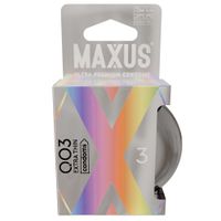 Презервативы экстремально тонкие гладкие 003 Maxus/Максус 3шт миниатюра