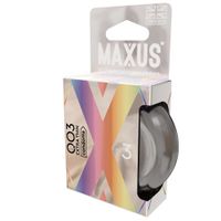 Презервативы экстремально тонкие гладкие 003 Maxus/Максус 3шт миниатюра фото №3