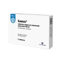 Кимокс таблетки п/о плен. 400мг 7шт Кимокс таблетки п/о плен. 400мг 7шт