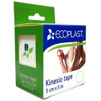 Тейп кинезио белый Ecoplast/Экопласт 5см х 5м миниатюра фото №4