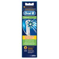 Сменные насадки для электрических щеток Oral-B (Орал-Би) CrossAction, 4 шт.