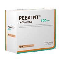 Ребагит таблетки п/о плен. 100мг 180шт