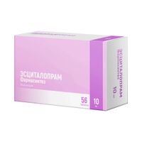 Эсциталопрам Фармасинтез таблетки, покрытые пленочной оболочкой 10мг 56шт
