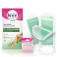 Полоски восковые для депиляции для cухой кожи Veet/Вит 12шт
