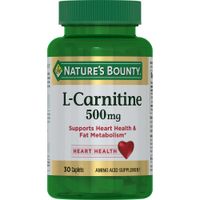 L-карнитин 500мг Nature's Bounty/Нэйчес баунти таблетки 1302мг 30шт L-карнитин 500мг Nature's Bounty/Нэйчес баунти таблетки 1302мг 30шт