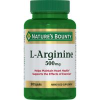L-аргинин Nature's Bounty/Нэйчес баунти капсулы 500мг 50шт L-аргинин Nature's Bounty/Нэйчес баунти капсулы 500мг 50шт