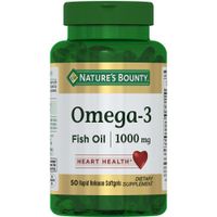Рыбий Жир Омега-3 Nature's Bounty/Нэйчес баунти капсулы 1000мг 50шт Рыбий Жир Омега-3 Nature's Bounty/Нэйчес баунти капсулы 1000мг 50шт