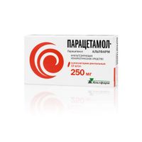 Парацетамол-Альтфарм суппозитории ректальные 250мг 10шт
