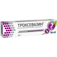 Троксевазин гель для наружного применения 2% 40г миниатюра фото №3 Троксевазин гель для наружного применения 2% 40г миниатюра фото №3