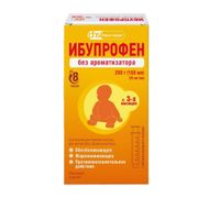 Ибупрофен для детей суспензия для приема внутрь 20мг/мл 200г 160мл+Шприц мерный Ибупрофен для детей суспензия для приема внутрь 20мг/мл 200г 160мл+Шприц мерный