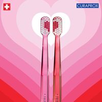 Щетка зубная ультрамягкая для взрослых Duo Love Curaprox/Курапрокс 2шт (CS5460/2) миниатюра фото №2