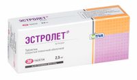 Эстролет таблетки п/о плен. 2,5мг 30шт