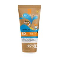 La Roche-Posay Anthelios Dermo-Pediatrics Детский солнцезащитный гель для тела и лица с технологией нанесения на влажную кожу, с витамином Е и термальной водой, защита от солнца SPF 50+, 200 мл