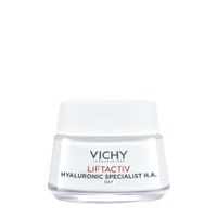 Vichy Liftactiv Hyaluronic Дневной антивозрастной крем для лица против морщин для нормальной кожи с гиалуроновой кислотой и витамином С, 50 мл