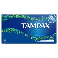 Тампоны с аппликатором Super Tampax/Тампакс 16шт миниатюра