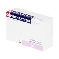 Рикулатрон таблетки, покрытые пленочной оболочкой 2,5мг 56шт Рикулатрон таблетки, покрытые пленочной оболочкой 2,5мг 56шт