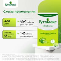 Гутталакс таблетки 5мг 50шт миниатюра фото №3
