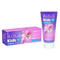 Паста зубная бабл гам для детей от 4 до 7 лет Kids R.O.C.S./РОКС 45г миниатюра фото №5 Паста зубная бабл гам для детей от 4 до 7 лет Kids R.O.C.S./РОКС 45г миниатюра фото №5