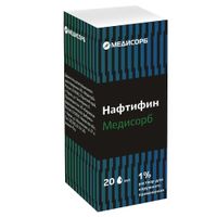 Нафтифин Медисорб раствор для наружного применения 1% 20мл Нафтифин Медисорб раствор для наружного применения 1% 20мл