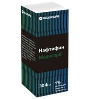 Нафтифин Медисорб раствор для наружного применения 1% 30мл Нафтифин Медисорб раствор для наружного применения 1% 30мл