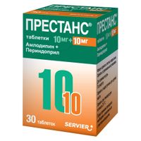 Престанс таблетки 10мг+10мг 30шт Престанс таблетки 10мг+10мг 30шт