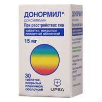 Донормил таблетки п/о плен. 15мг 30шт