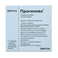 Прогинова таблетки, покрытые оболочкой 2мг 21шт миниатюра фото №2 Прогинова таблетки, покрытые оболочкой 2мг 21шт миниатюра фото №2
