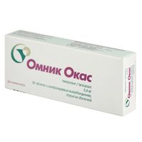 Омник Окас таблетки с контролируемым высвобождением, п/о плен. 0,4мг 30шт Омник Окас таблетки с контролируемым высвобождением, п/о плен. 0,4мг 30шт