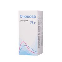 Глюкоза порошок для приг. раствора для приема внутрь 75г банка 82,5г