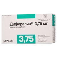 Диферелин лиофилизат для приг. суспензии для в/м введ. пролонгированного действия 3,75мг+Растворитель+Шприц+Игла 2шт