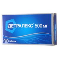 Детралекс таблетки п/о плен. 500мг 30шт Детралекс таблетки п/о плен. 500мг 30шт